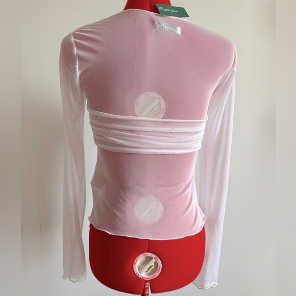 Simons Emory Park Mesh Bustier Top - M BNWT - Picture 3 of 4